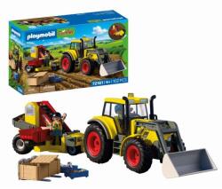 Playmobil - Jucarie de rol Tractor cu masina de recoltat cartofi (PM72161)
