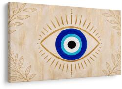 Dovido Tablou ochi protector albastru cu accente aurii - 150x100