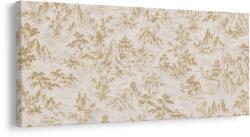 Dovido Tablou peisaj decorativ cu pagode - 80x40