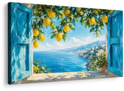 Dovido Tablou lămâi deasupra țărmului mării - 40x30