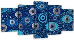 Dovido Tablou 5-piese ochi albaștri protectori - 200x100
