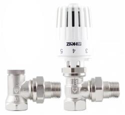 Icma Set robinet calorifer termostatat + robinet calorifer retur + cap termostat Herz V772403, 1/2 (V772403)