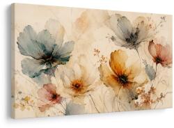 Dovido Tablou flori de câmp delicate în acuarelă - 150x100