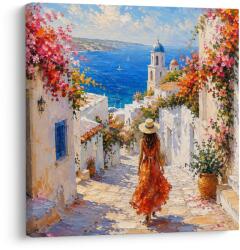 Dovido Tablou sat mediteranean înflorit - 20x20