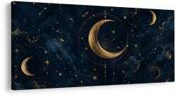 Dovido Tablou strălucire lunară printre stele - 120x60