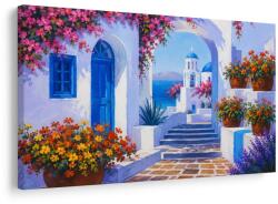 Dovido Tablou colț mediteranean cu dom albastru - 40x30
