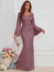 Shein IC77304 Shein Flitterekkel Gazdagon Díszített Maxi Báli Ruha (18) S