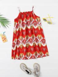 Shein KC64307 Shein Mintás Lány Ruha Nyárra (31) 122