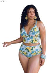 Shein Tankini XL Nyomtatással
