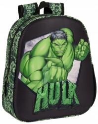 Safta Óvodai hátizsák Hulk Marvel Iskolai 3D fiú hátizsák Zöld 33CM (622466890)