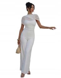 Shein Elegáns Overál Chiffon Felsővel L
