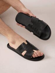 Shein Férfi Flip-flop Papucs Fekete 42-ES (SX2411160958516150)