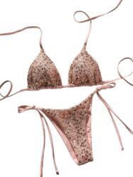 Shein Flitteres Kötött Bikini S