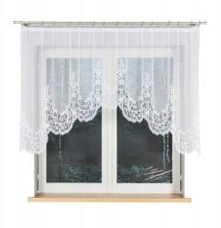 Markizeta Készre varrt jacquard függöny Berenika fehér 250x120 cm (004304/FBL/001/250120/1)