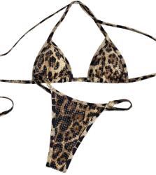 Shein Leopárdmintás Kétrészes Fürdőruha Xs