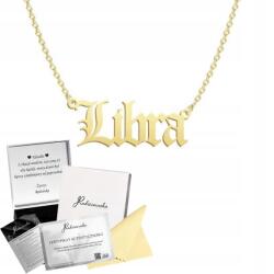 Radziszewska Arany Nyaklánc Csillagjegy Mérleg Libra Lánc Ezüst 925 Ajándék (NASZYJNIK ZODIAK WAGA)
