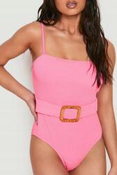 Boohoo KC66215 Boohoo Petite Textur Fürdőruha Csat (18) M