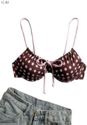 Shein Pöttyös Bikini Felső S