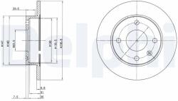 DELPHI Disc frana DELPHI BG2439 (BG2439)