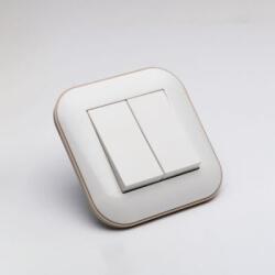 OVIVO Comutator cap scara 10a alb kraft loft (EL0057126)