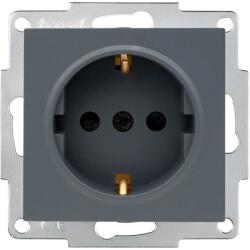 LEZARD Priza Schuko cu protectie copii 16A gri grafit Vesna (EL0090540)