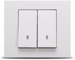 OVIVO Intrerupator cap scara dublu alb Grano (EL0044271)
