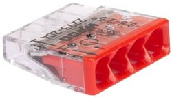 WAGO Clema compacta 4 poli pentru conductori rigizi 0 5 2 5 mm2 (EL0020269)