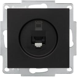 LEZARD Priza date 1xRJ45 Cat6e negru Vesna (EL0090485)