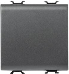 Gewiss Intrerupator simplu 2 module 16AX negru satinat (EL0044465)