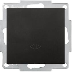 LEZARD Intrerupator cruce 10A negru Vesna (EL0090476)
