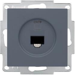LEZARD Priza date 1xRJ45 Cat6e gri grafit Vesna (EL0090503)