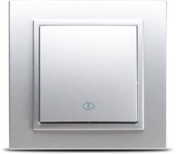 Elbi Intrerupator cap scara 10A gri metalizat Zena (EL0011991)