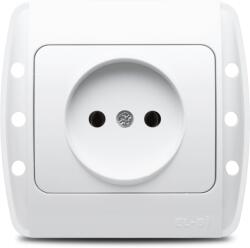Elbi Priza fara contact de protectie 16A alba Zirve (EL0000054)