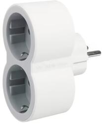 Legrand Adaptor priza dublu cu impamantare 16A alb gri (EL0086338)