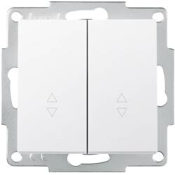 LEZARD Intrerupator cap scara dublu 10A alb Vesna (EL0090455)
