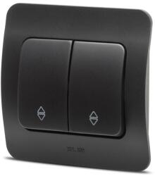 Elbi Comutator cap scara 10A negru mat Jazz (EL0072900)