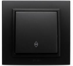 Elbi Intrerupator cap scara 10A, negru mat, Zena (EL0070978)