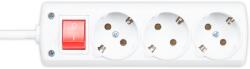 Borsan Prelungitor 3m 3 prize 3x1 cu intrerupator (EL0068407)
