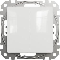 Schneider Electric Intrerupator dublu cap scara 10AX alb Sedna Design (EL0075625)