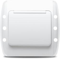 Elbi Priza Schuko cu capac 16A alb Zirve (EL0000056)