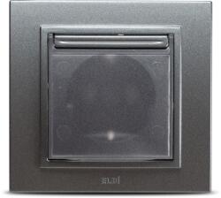 Elbi priza schuko cu capac 16a fume zena (EL0011976)
