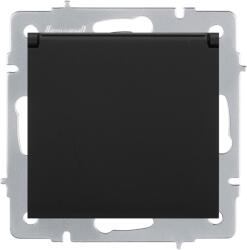 LEZARD Priza schuko cu capac 16A negru Vesna (EL0090481)