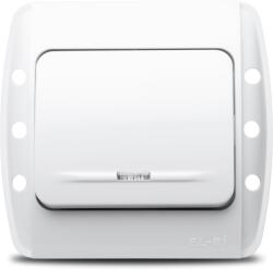 Elbi Intrerupator simplu cu LED 10A alb Zirve (EL0000040)