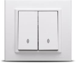 OVIVO Intrerupator dublu cap scara alb Mina (EL0044296)