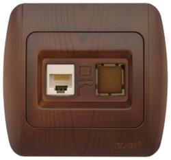 Elbi Priza date 1xRJ45 Cat6e nuc inchis Zirve (EL0017278)