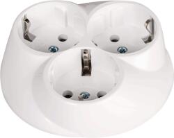 Inlet Priza tripla schuko alba 16a 3500w (EL0040660)