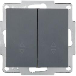 LEZARD Intrerupator cap scara 10A gri grafit Vesna (EL0090495)