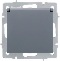 LEZARD Priza Schuko cu capac 16A gri grafit Vesna (EL0090499)