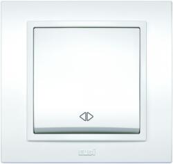 Elbi Intrerupator cruce 10A alb Zena ELBI (EL0014851)