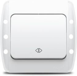 Elbi Intrerupator cruce 10A alb Zirve (EL0003180)